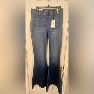 Judy Blue medium wash pull on super flares